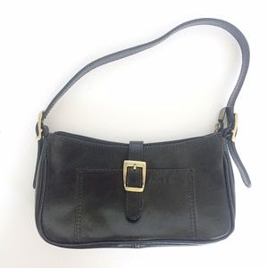 italian leather black handbag small purse bag leat
